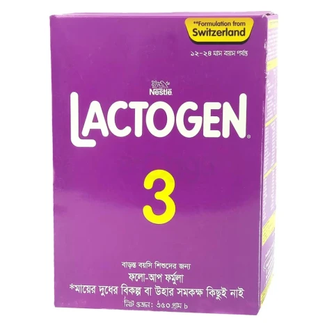 Nestle Lactogen 3 Formula Milk Powder (12-24 M) 350 gm