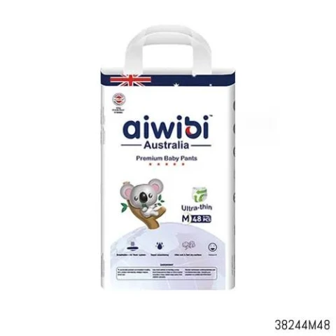 Aiwibi Australia Premium Baby Pants M 6-11Kg 48pcs