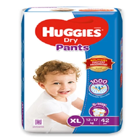 Huggies Dry Pants Baby Diaper XL (12–17 kg) (Malaysia)