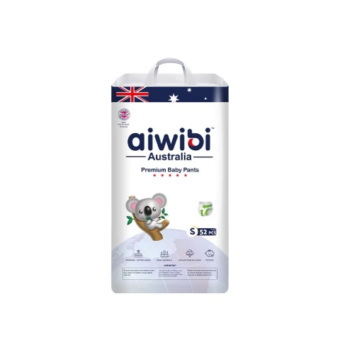 aiwibi Australia Premium Baby Pants Size 2 (4–8 kg) – 52 pcs