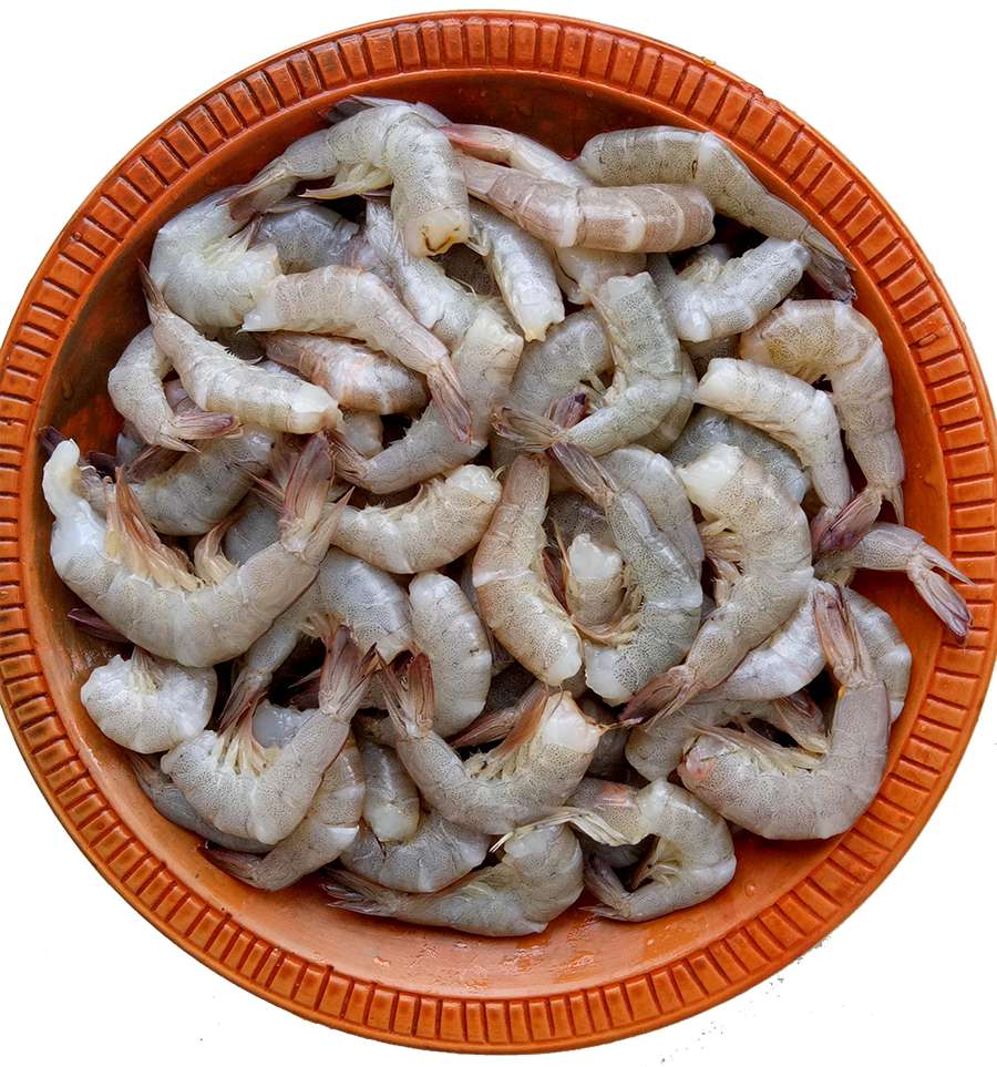সবজি চিংড়ি ৭৫০৳ কেজি।