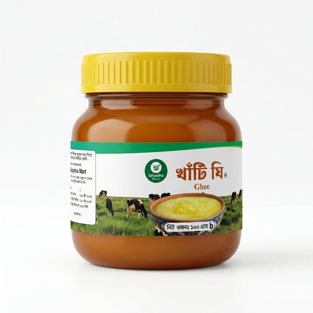 Gawa Ghee - খাঁটি দানাদার গাওয়া ঘি 100gm