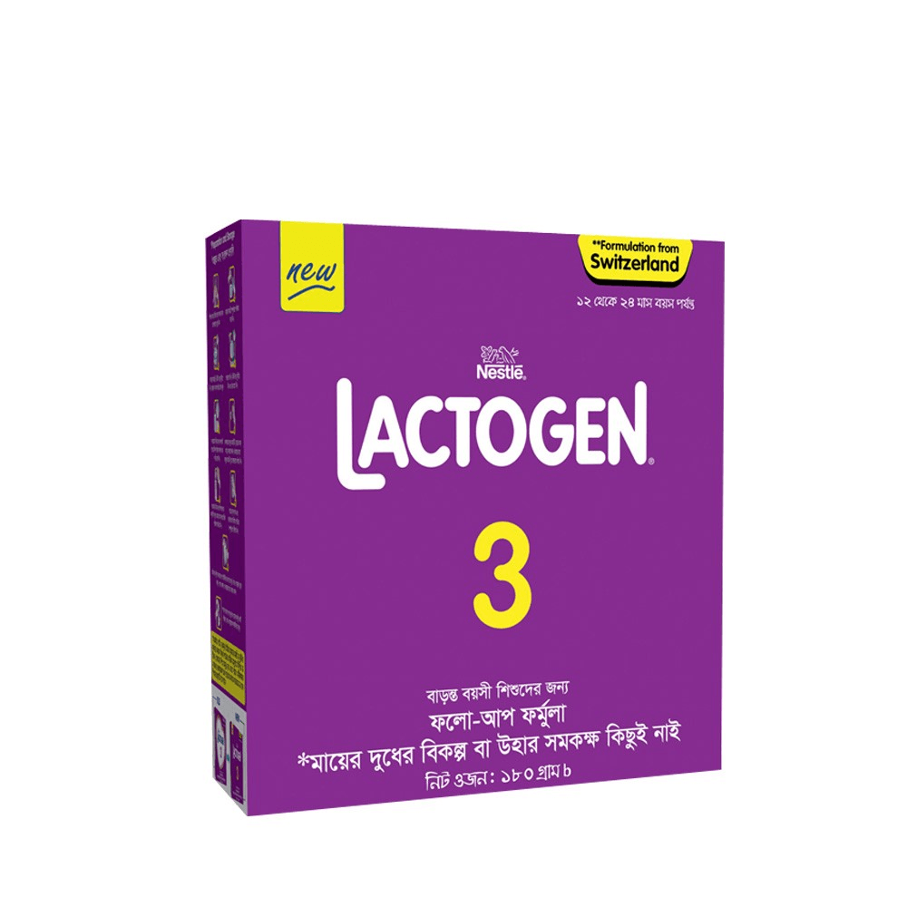 Nestle Lactogen 3 Formula Milk Powder (12-24 M) 350 gm