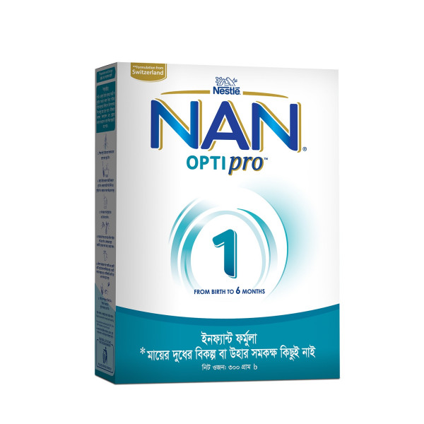 Nestlé Nan Optipro 1 Formula Milk Powder (6 Month +) 300gm
